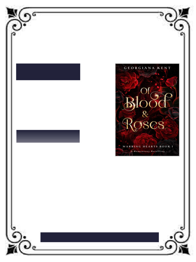 Of Blood Roses Georgiana Kent eBook basic pdf version | PDF