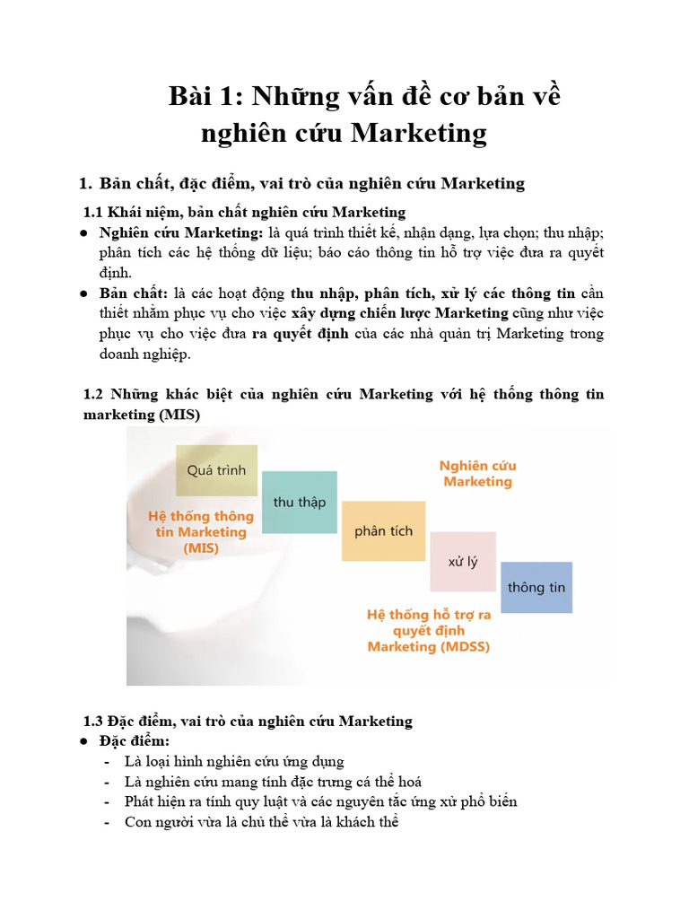 Nghiên cứu Marketing | PDF