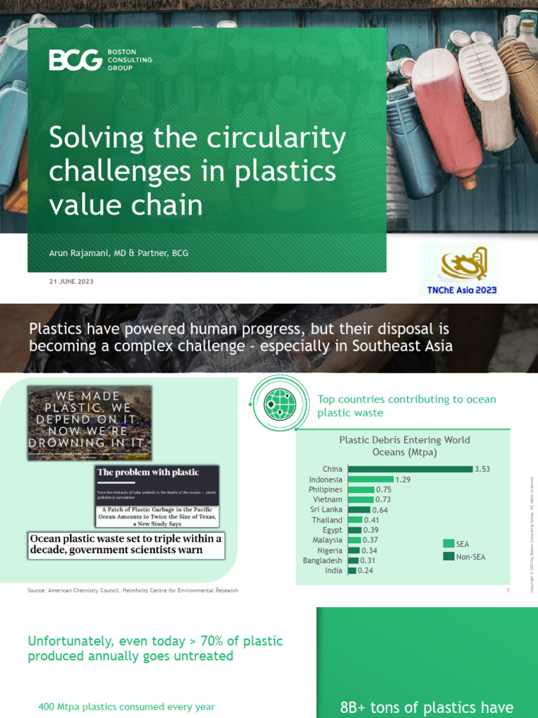 Circular Solutions for Plastics Waste | PDF | Recycling | Plastic