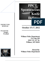 PPCT Spontaneous Knife Defense Brochure