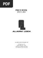 Download Alarm Lock July 1 2012 Pricebook by Security Lock Distributors SN98580314 doc pdf