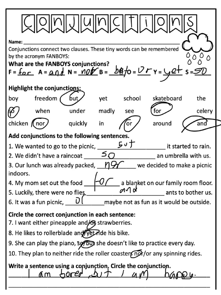 Conjunction S | PDF