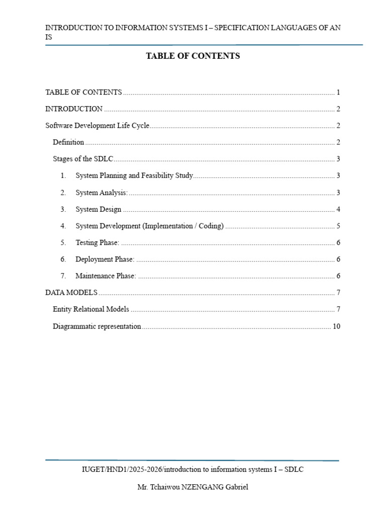 Introduction to SDLC and Specification Languages | PDF | Software ...