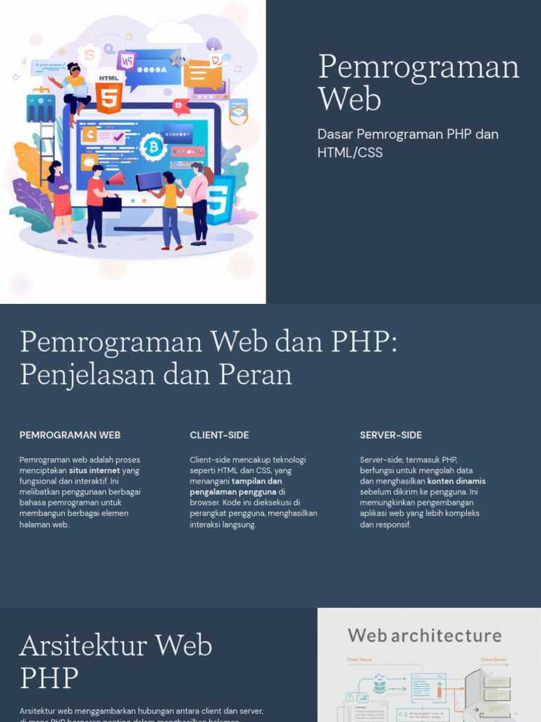 Dasar Pemrograman Web: PHP, HTML, CSS | PDF