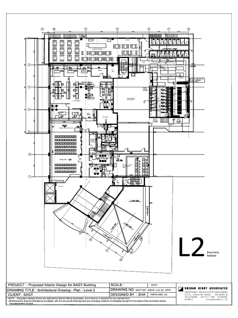 SAGT Building Level 2 Interior Plan | PDF