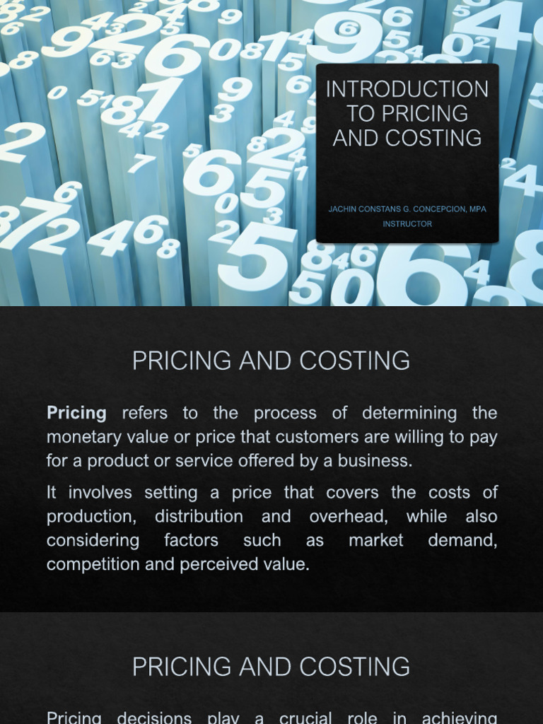 Pricing and Costing Strategies Explained | PDF | Pricing | Profit ...