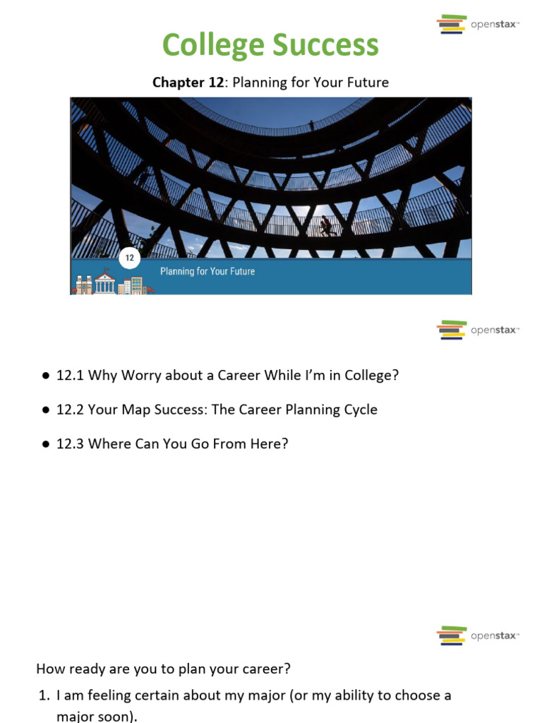 Career Planning for College Students | PDF | Cognition