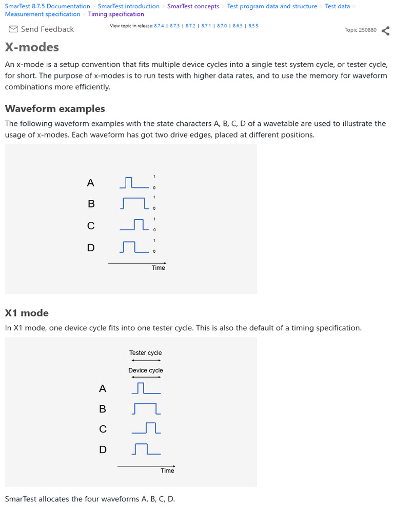 SmarTest X-Modes Overview and Usage | PDF | Vector Space