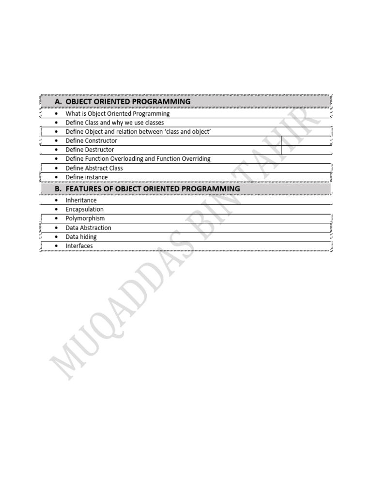 VB (OBJECT ORIENTED PROGRAMMING) _ Muqaddas Bin Tahir | PDF | Class ...