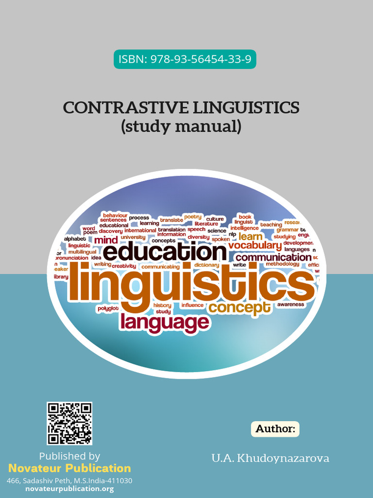 Contrastive Linguistics Study Manual | PDF | Human Communication ...