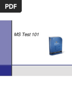 MSTest Presentation