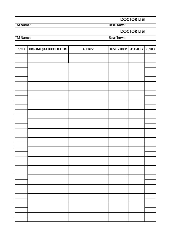 Anas84 Doctor Lists June 23 | PDF | Medical Specialties | Medicine