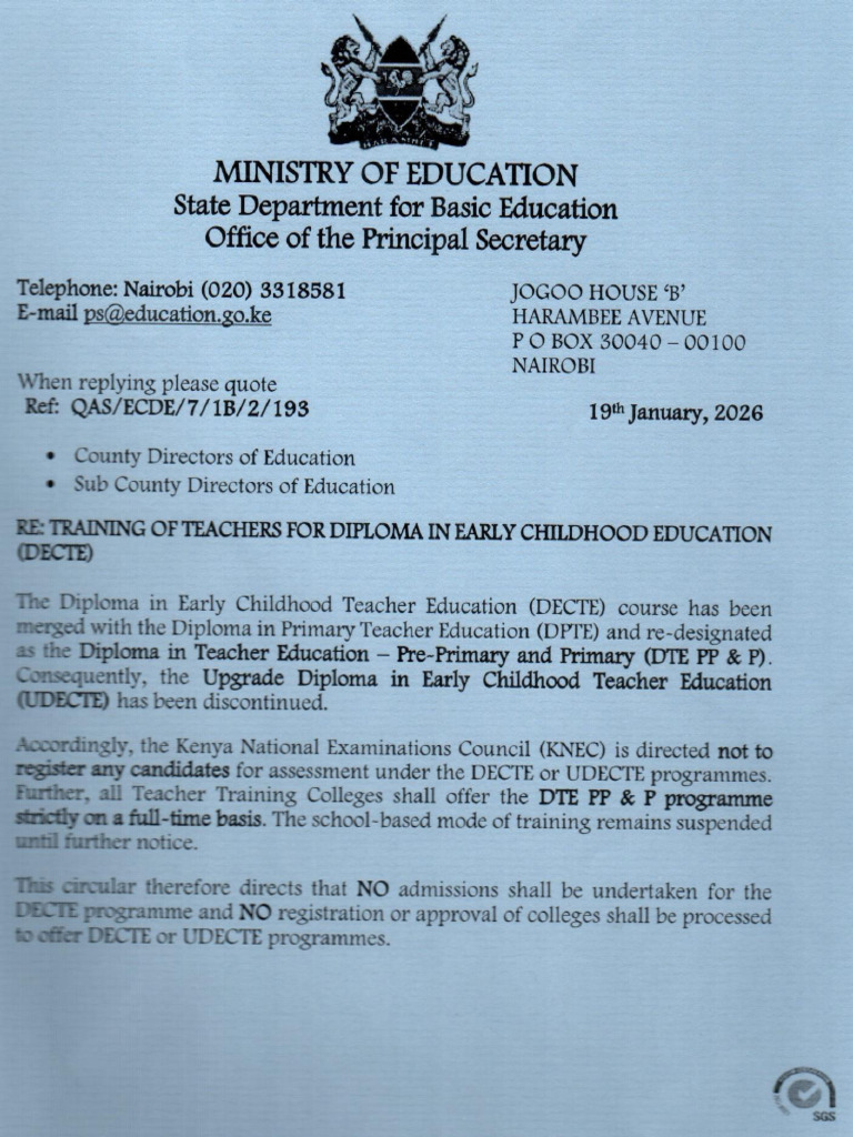 Training of Teachers for Decte | PDF