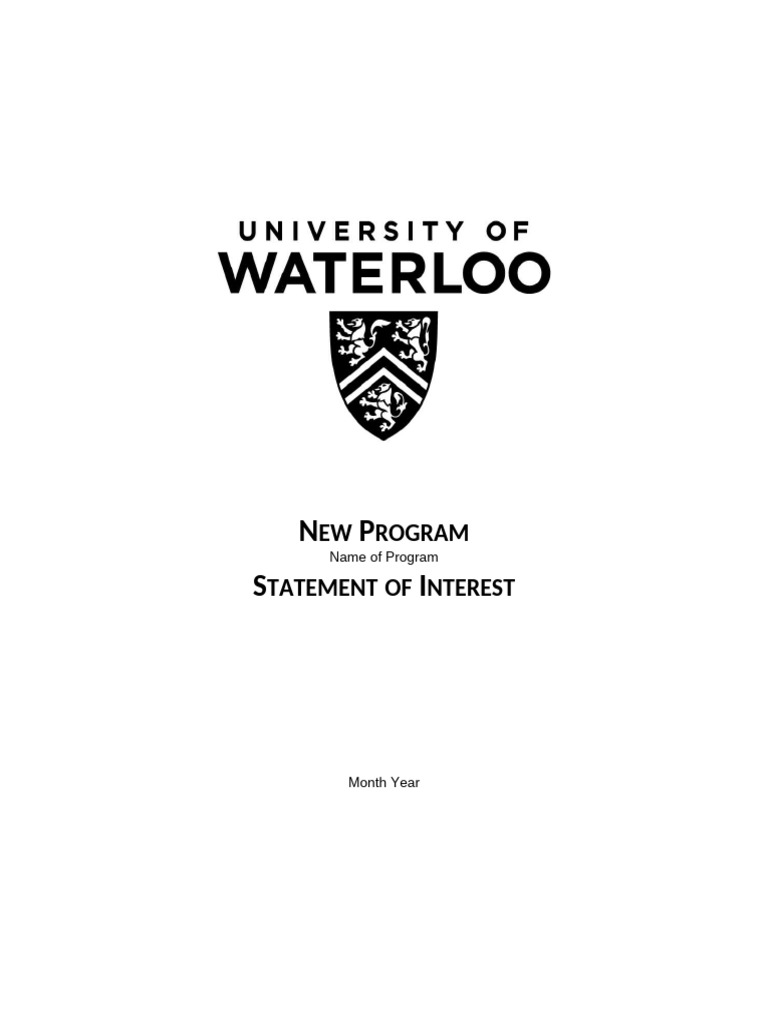 New Programs Statement of Interest April 2025 | PDF | Postgraduate ...