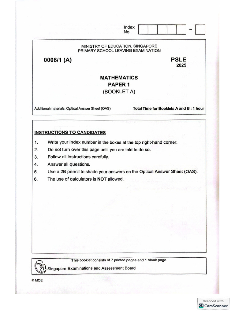 2025 Psle Math | PDF