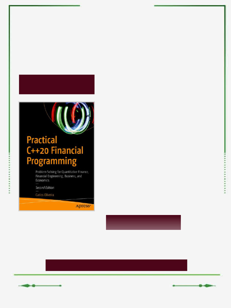Practical C++20 Financial Programming: Problem Solving for Quantitative ...