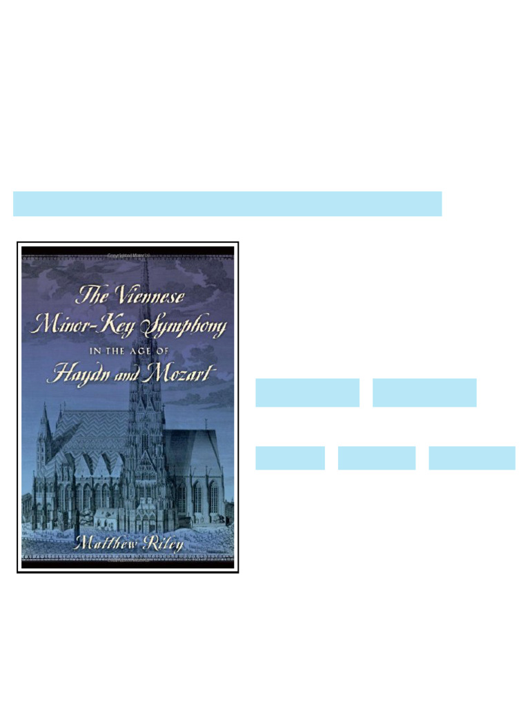 The Viennese Minor Key Symphony in the Age of Haydn