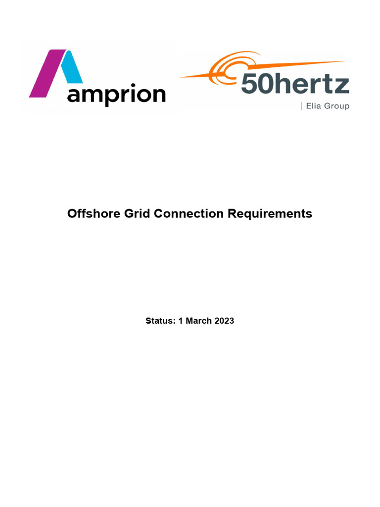 Offshore Grid Connection Guidelines | PDF | Offshore Wind Power | High ...