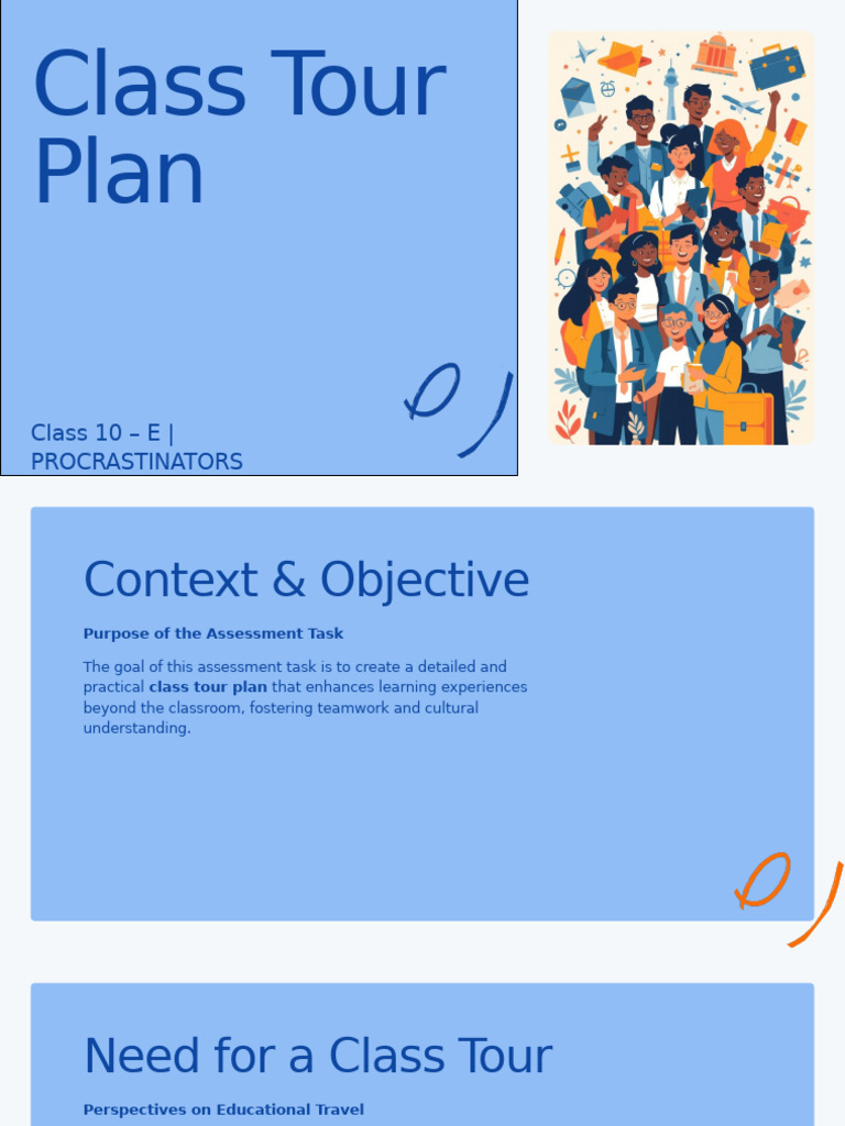Class Tour Plan for Enhanced Learning | PDF | Teachers | Learning