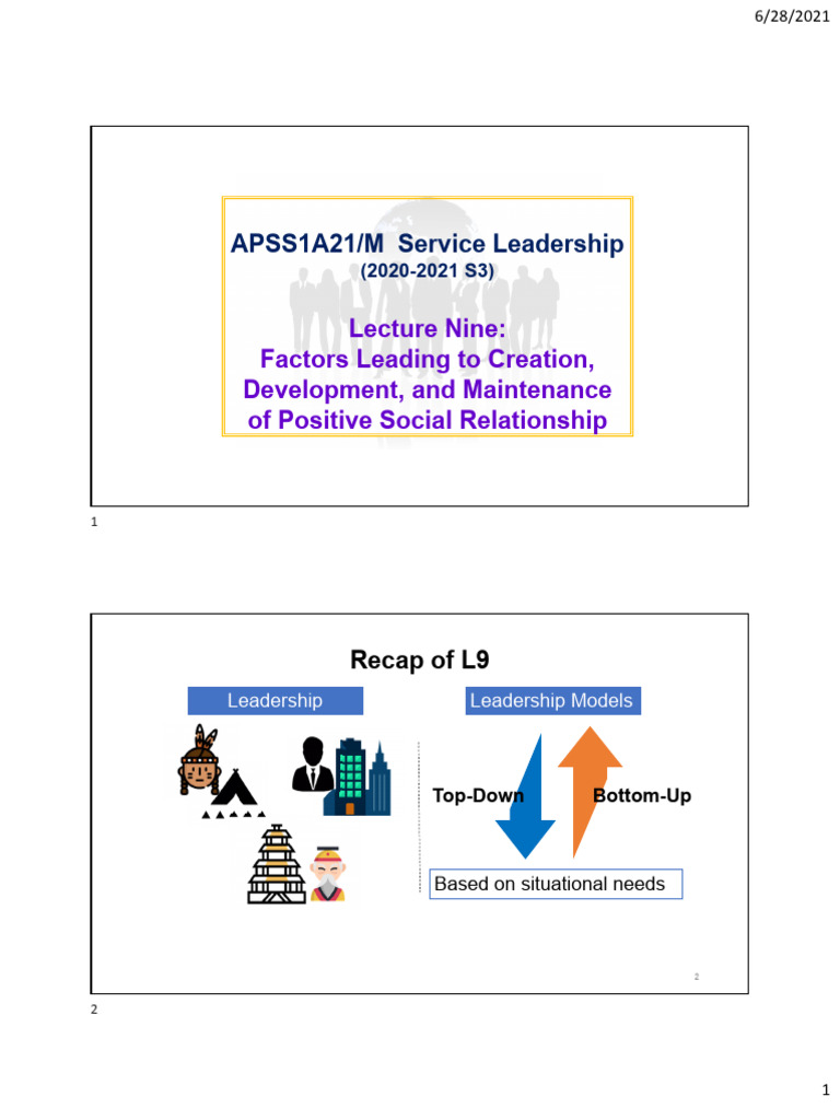 Building Positive Social Relationships | PDF | Self Esteem | Leadership