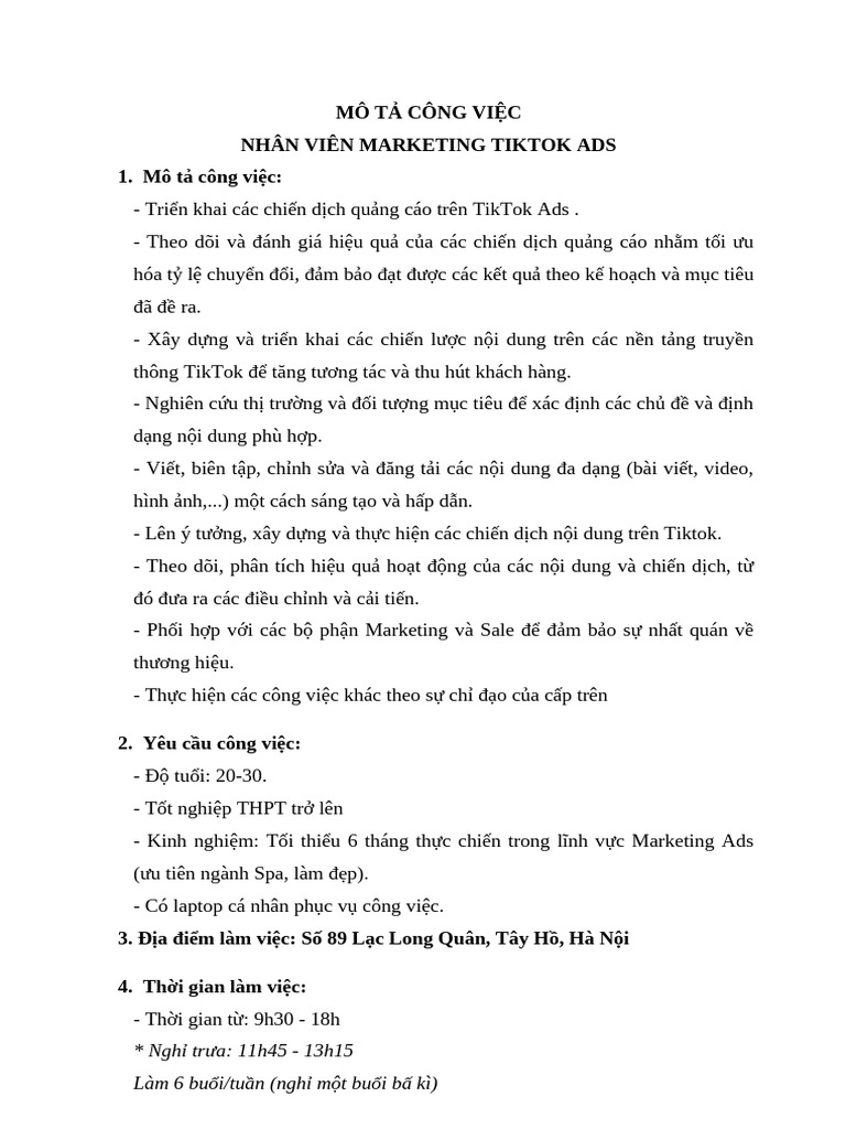 JD Marketing Tiktok Ads | PDF