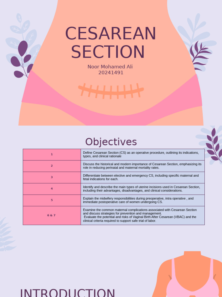 Comprehensive Guide to Cesarean Section | PDF | Caesarean Section ...