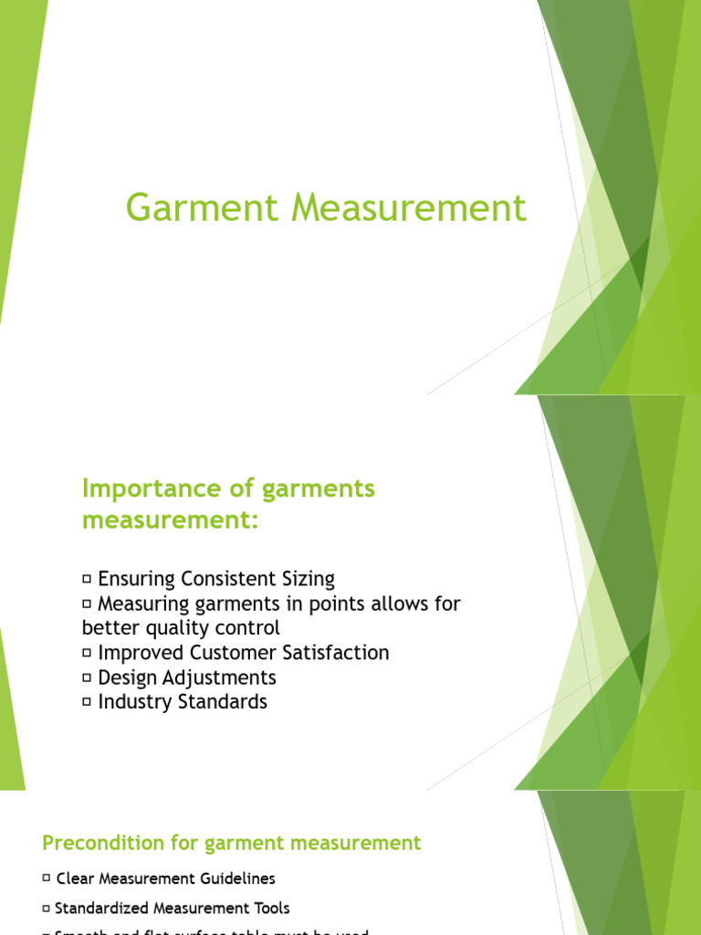 Essential Garment Measurement Guide | PDF | Seam (Sewing) | Fashion