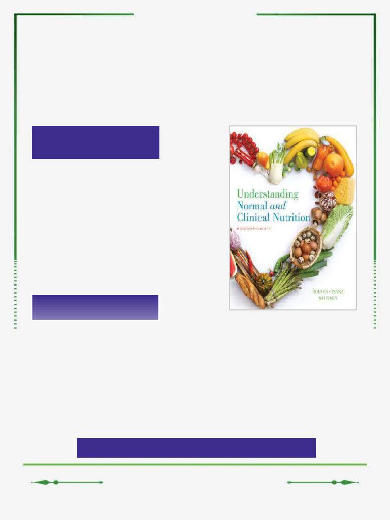 Understanding Normal and Clinical Nutrition Sharon Rady Rolfes eBook