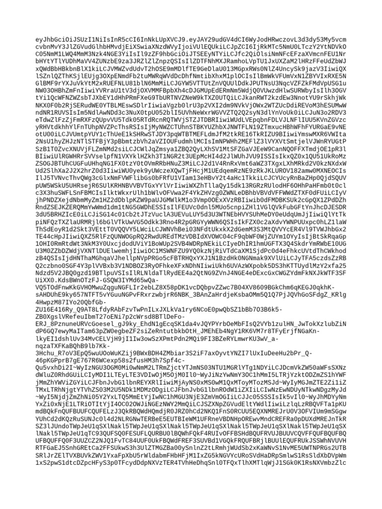 JWT Token Structure and Usage | PDF