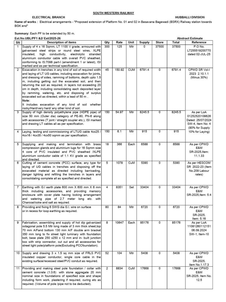 Est BSRX PF Ext | PDF | Pipe (Fluid Conveyance) | Building Materials