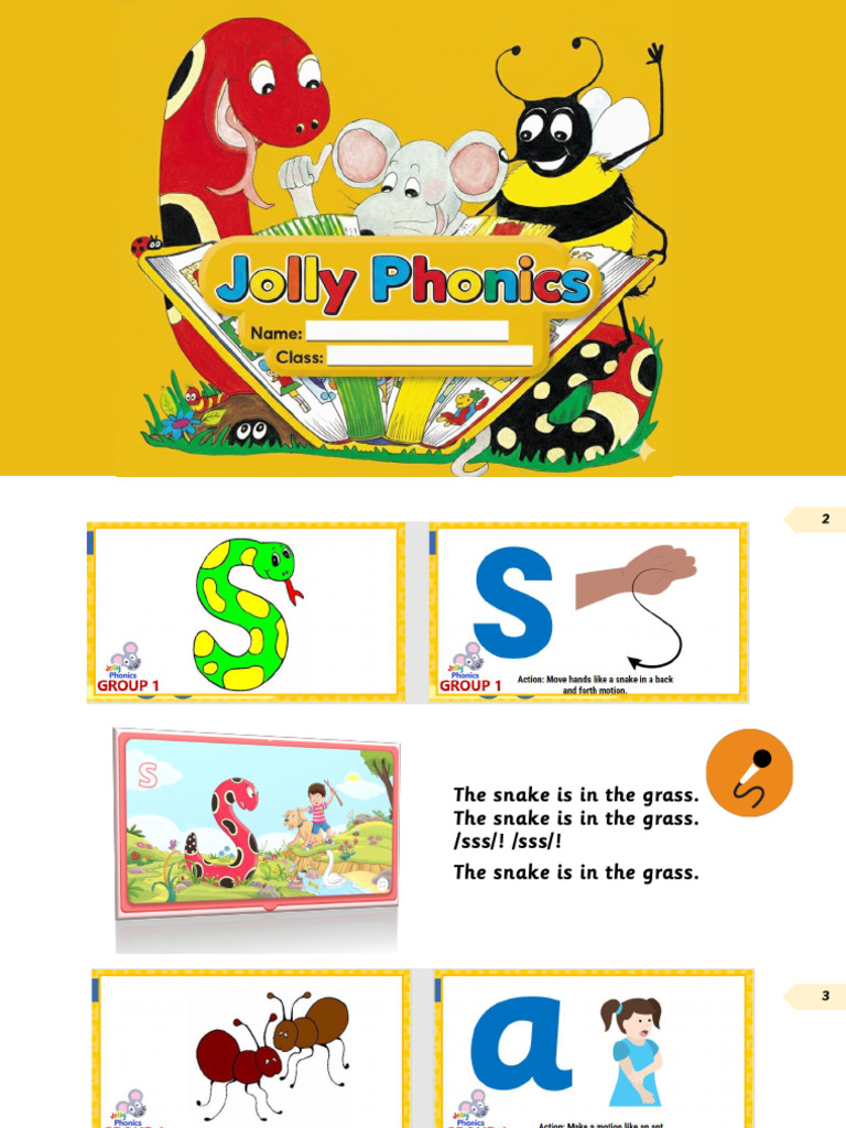 Jolly Phonics - BOOK For Students - All Group | PDF