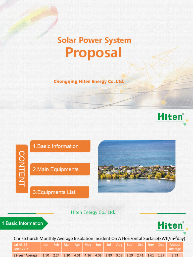 SP_18-Hiten Amy+ Solar Power System Proposal (2) | PDF | Solar Power ...
