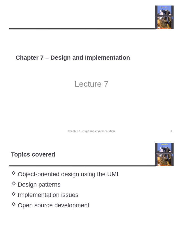 Object-Oriented Design & Implementation | PDF | Software Development ...