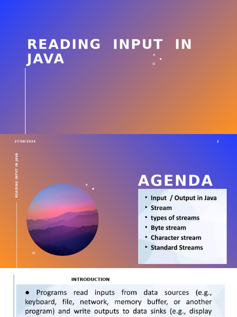 Java Input Streams Explained | PDF