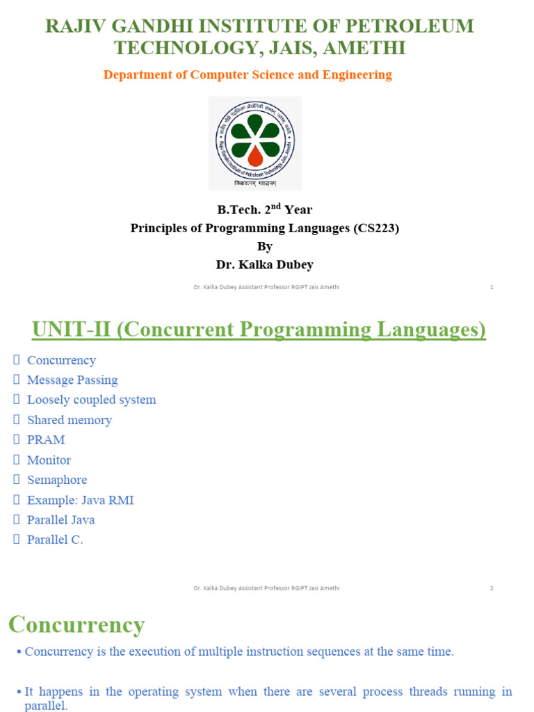 Principles of Concurrent Programming | PDF | Network Socket | Process ...