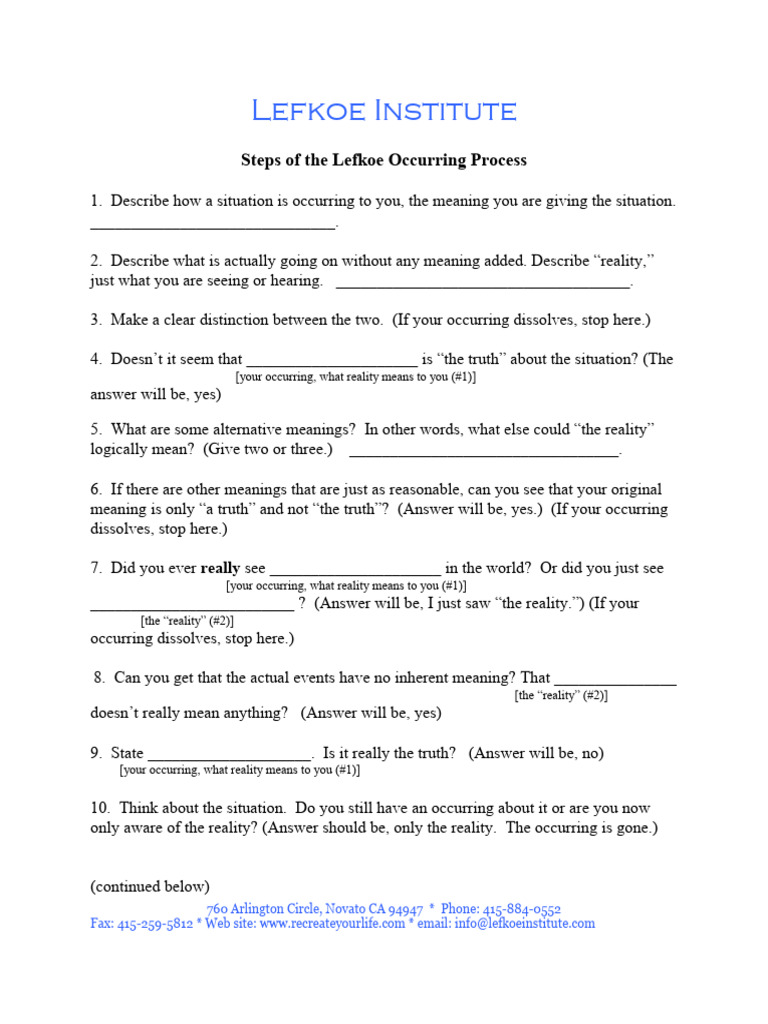 Lefkoe Occurring Process Steps | PDF | Chess Theory | Chess