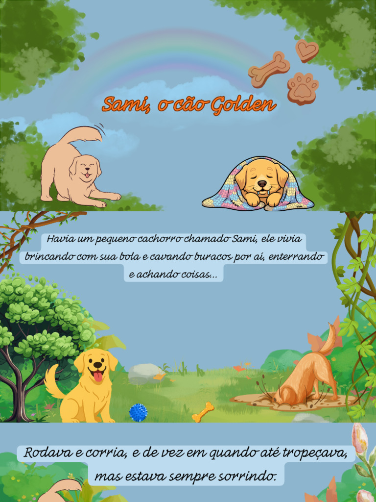 Aventura de Sami, o cão Golden | PDF
