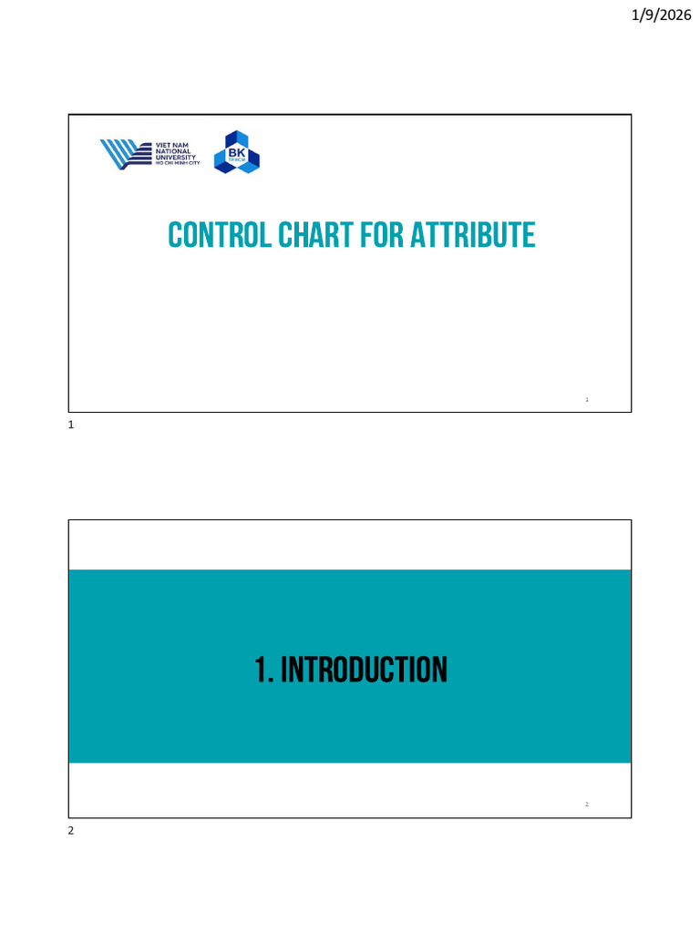 Control Charts for Fraction Nonconforming | PDF | Probability ...