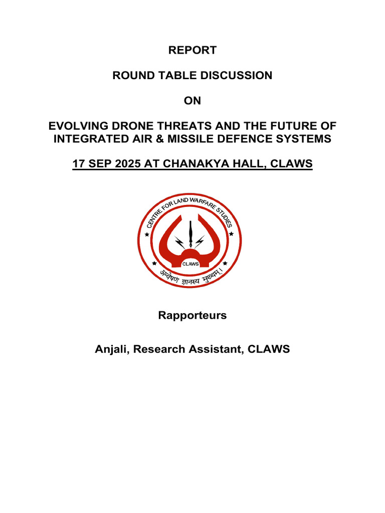 Drone Threats and IAMD Future Insights | PDF | Unmanned Aerial Vehicle ...