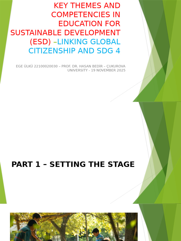 ESD Competencies for Global Citizenship | PDF | Sustainability ...