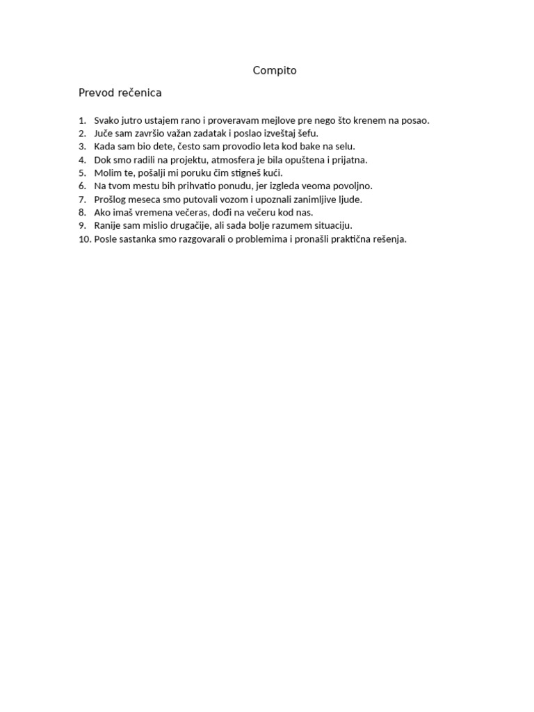Compito | PDF