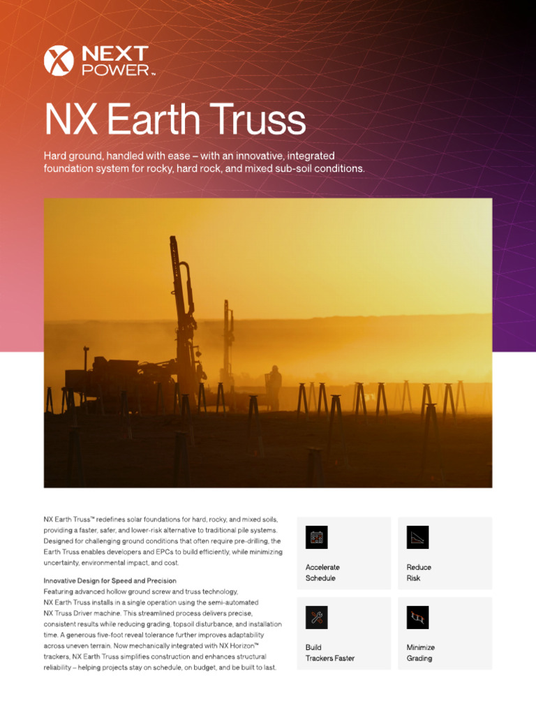 Nxp Datasheet Nx Earth Truss Final | PDF | Screw | Mechanical Engineering