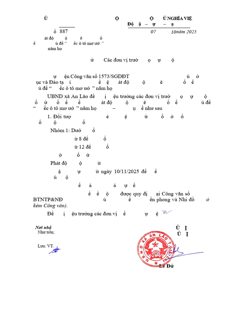 CV 887 Trien Khai Thi Ve Tranh Quoc Te Toyota | PDF