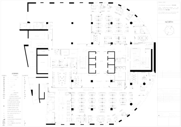 Power & Network Points Layout | PDF