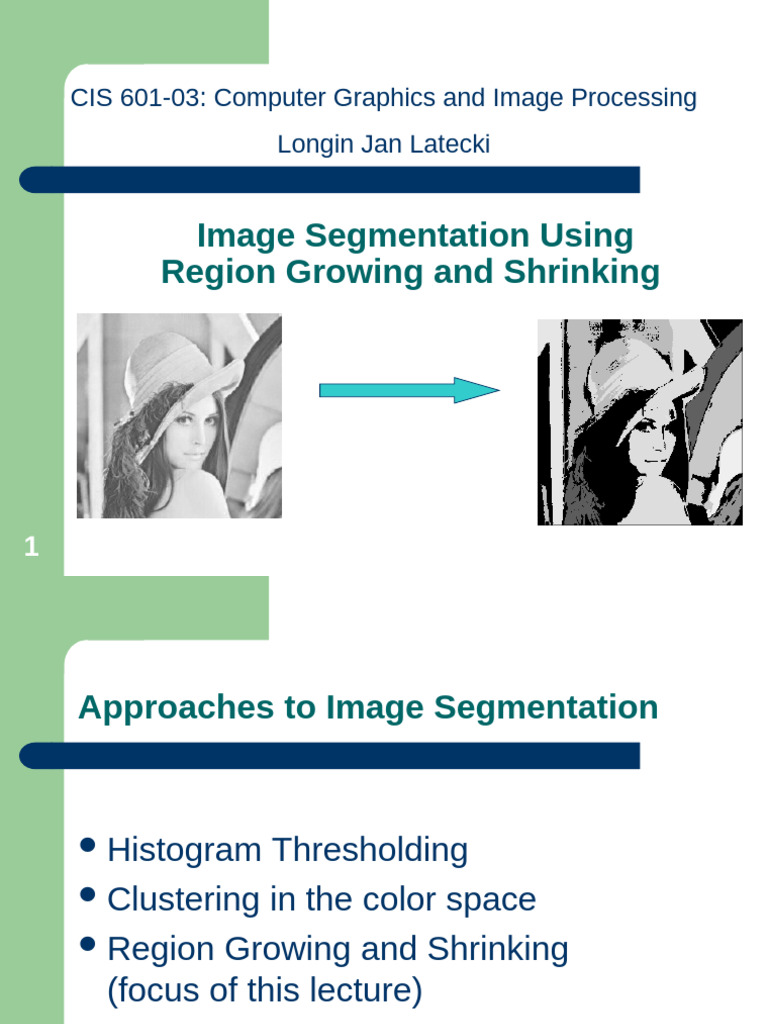 Region Growing 03 | PDF | Image Segmentation | Signal Processing