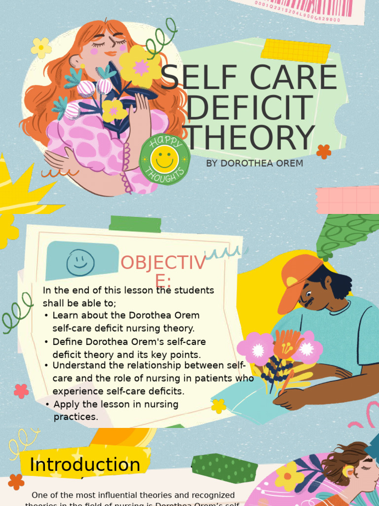 Orem's Self-Care Deficit Theory Explained | PDF | Nursing | Health Care