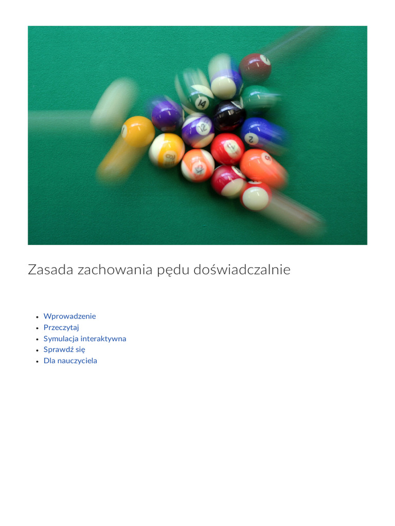 Zasada Zachowania Pedu Doswiadcz | PDF