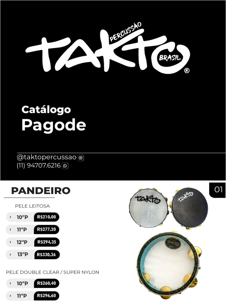 Catálogo de Instrumentos de Pagode | PDF