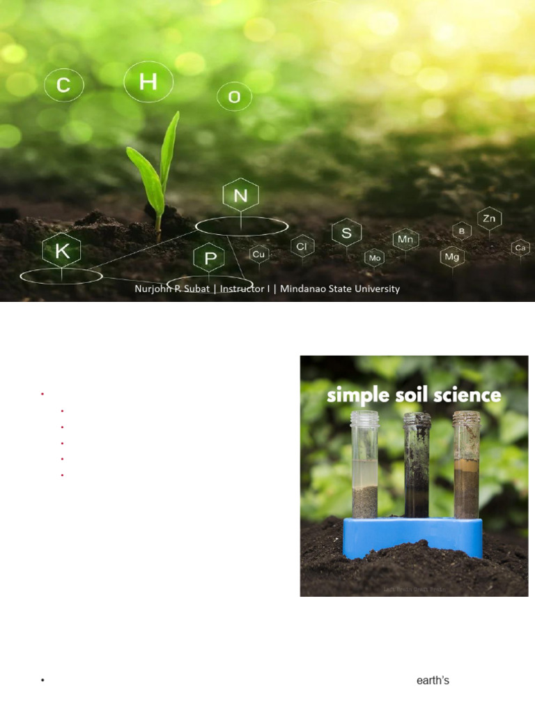 Soil Science: Genesis and Composition | PDF | Soil | Organic Matter