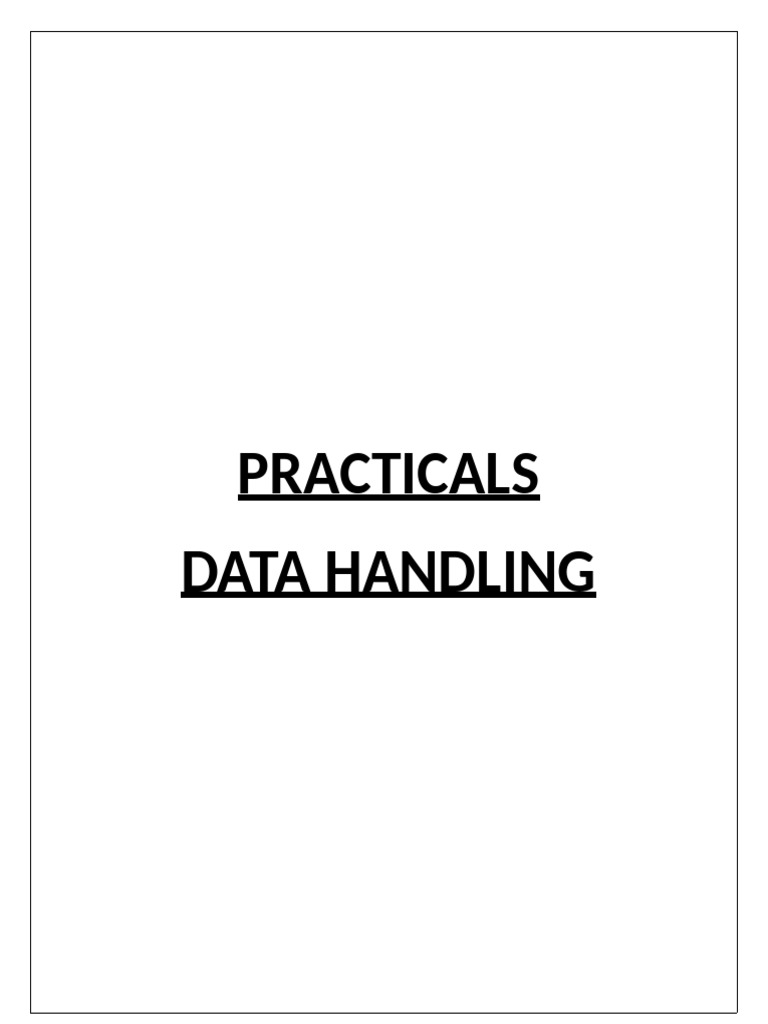 Python and SQL Practical Exercises | PDF | Data Management | Data ...